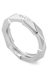 GUCCI Link to Love 18k White Gold Ring YBC662177002 | Bandiera Jewellers Toronto and Vaughan