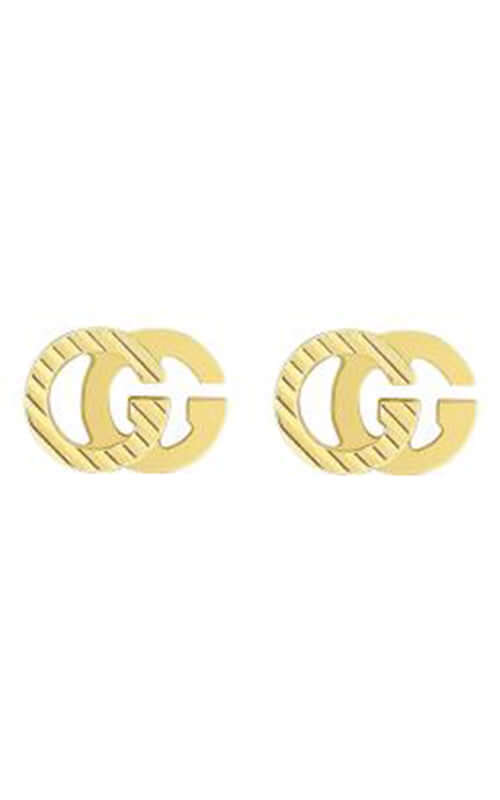 GUCCI GG RUNNING 7mm 18k Yellow Gold Stud Earrings YBD65221900100U | Bandiera Jewellers Toronto and Vaughan