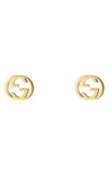 GUCCI Interlocking G 18k Yellow Gold Earrings YBD66211100100 | Bandiera Jewellers Toronto and Vaughan