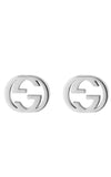 GUCCI Interlocking G 18k White Gold Earrings YBD66211100200U | Bandiera Jewellers Toronto and Vaughan