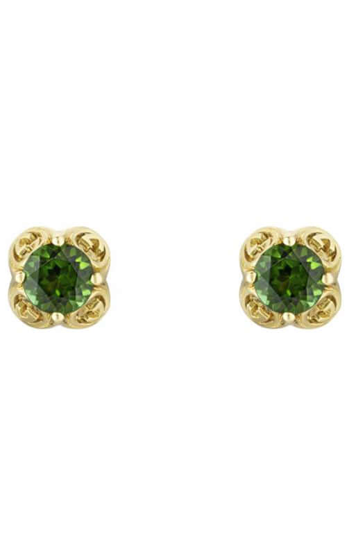 GUCCI Interlocking G Gems 18k Yellow Gold &amp; Green Tourmaline Earrings YBD662427001 | Bandiera Jewellers Toronto and Vaughan
