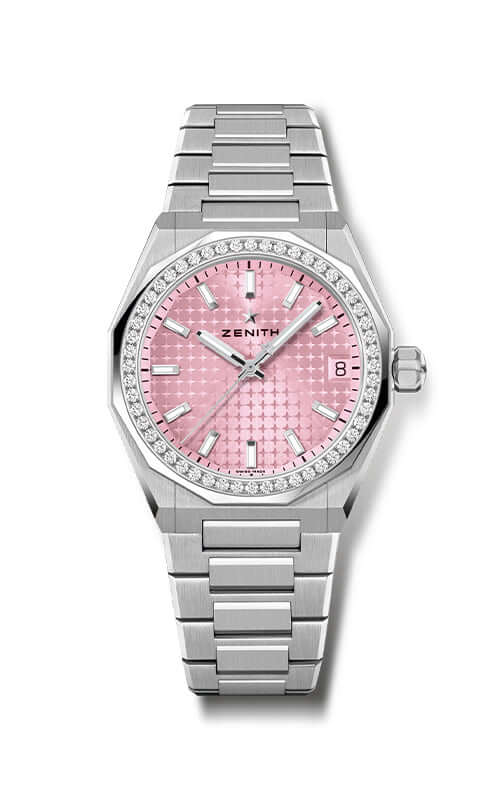 Zenith DEFY Skyline Pink Dial Watch 16.9400.670/18.I001 Bandiera Jewellers