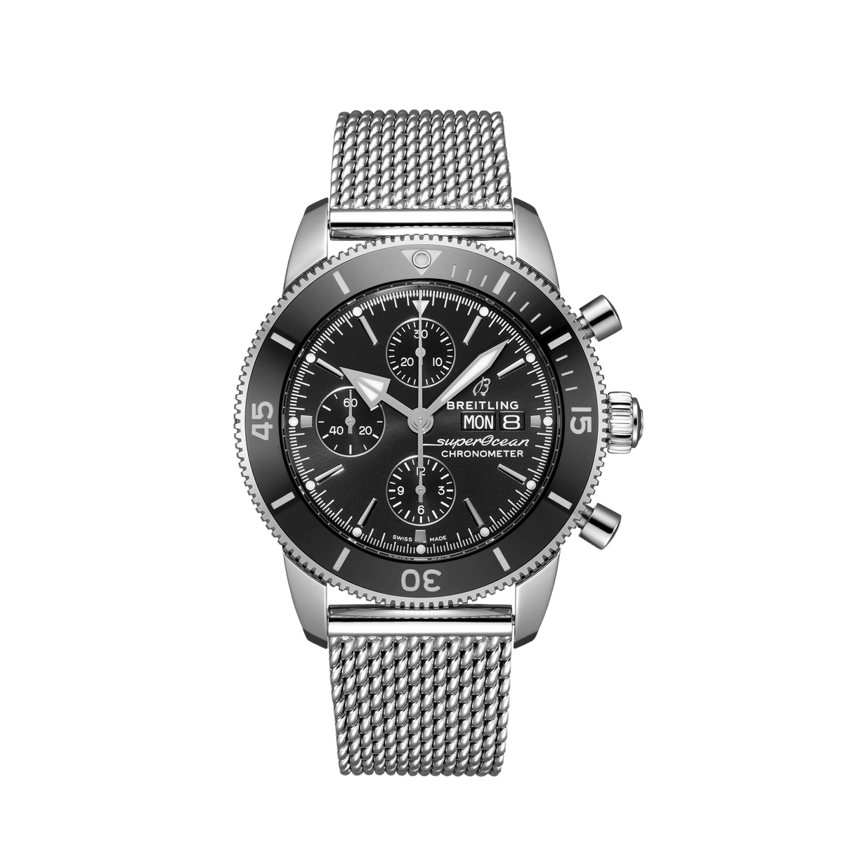 Superocean Heritage Chrono 44 A13313121B1A1 Bandiera Jewellers