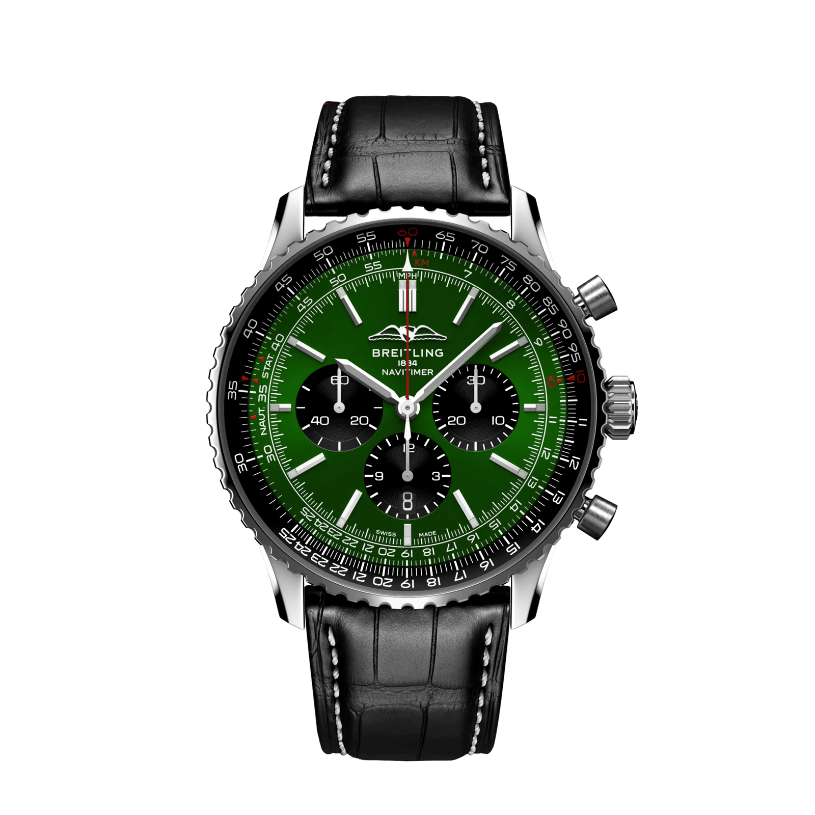 Navitimer B01 Chronograph Green 46 AB0137241L1P1 Bandiera Jewellers