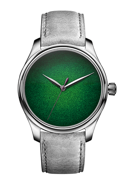 H. Moser &amp; Cie Endeavour Centre Seconds Concept Lime Green 1200-1233 Bandiera Jewellers