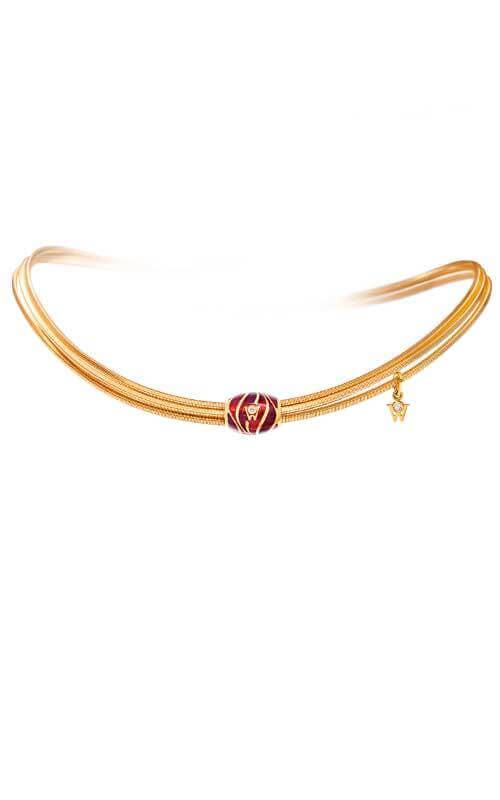 Wellendorff Fire`s Sheen Gold and Enamel Rondel (909679) | Bandiera Jewellers Toronto and Vaughan