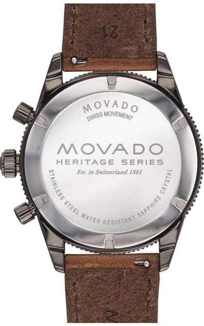 Movado Heritage Chronograph Watch (3650060) | Bandiera Jewellers Toronto and Vaughan