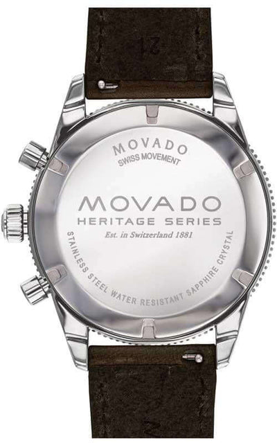 Movado Heritage Mens Chronograph Watch (3650061) | Bandiera Jewellers Toronto and Vaughan