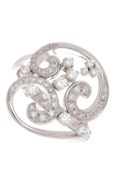 Damiani Valenziana Ring White Gold and Diamonds (20037242) | Bandiera Jewellers Toronto and Vaughan