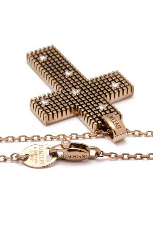 Damiani Metropolitan Dream Brown Gold & Diamonds Cross Pendant (20038923) | Bandiera Jewellers Toronto and Vaughan