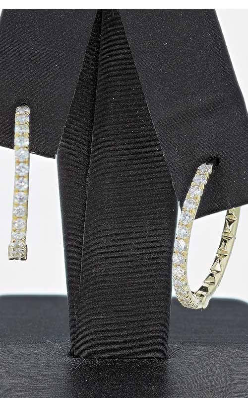 Roberto Coin Yellow Gold and Diamonds Earrings (000050AYWEX0) | Bandiera Jewellers Toronto and Vaughan