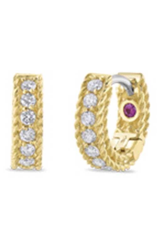 Roberto Coin Princess Earrings Yellow Gold and Diamond (7771359AYERX) | Bandiera Jewellers Toronto and Vaughan