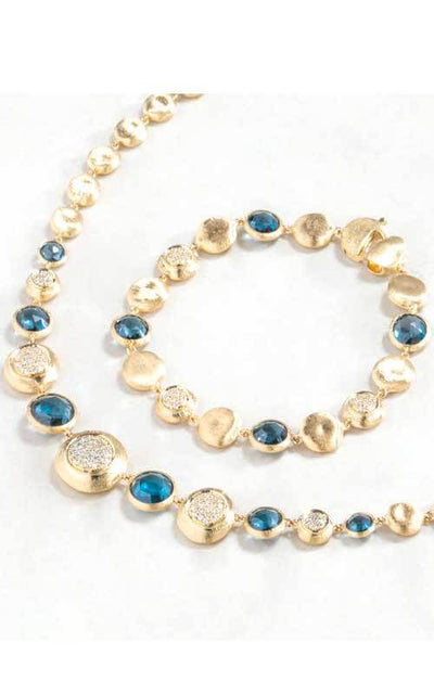 Marco Bicego Jaipur Gold, Topaz and Diamond Bracelet (BB2194-B TPL01) | Bandiera Jewellers Toronto and Vaughan