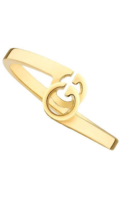 GUCCI GG Running 18k Yellow Gold Stacking Ring YBC457122002014 | Bandiera Jewellers Toronto and Vaughan