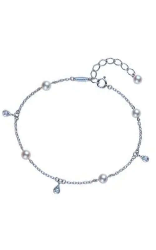 Mikimoto White Gold and Akoya Pearls Bracelet (MDQ10026ADXW) | Bandiera Jewellers Toronto and Vaughan