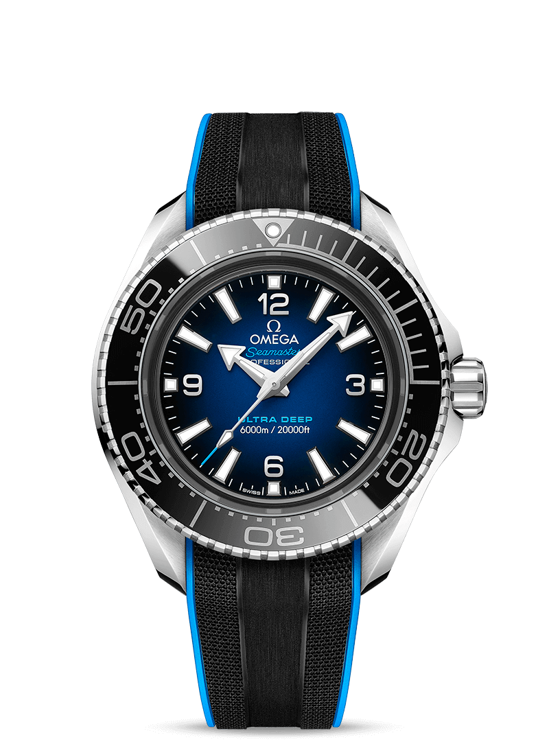 Omega planet ocean 45.5 rubber strap sale