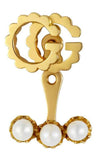 GUCCI GG Running 18k Yellow Gold & Pearls Earrings YBD48169300200U | Bandiera Jewellers Toronto and Vaughan
