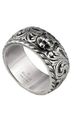 GUCCI Garden Aureco Silver Gatto Ring YBC433571001020 | Bandiera Jewellers Toronto and Vaughan