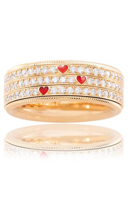 Wellendorff Three Hearts. One Love Ring 607271 | Bandiera Jewellers Toronto and Vaughan