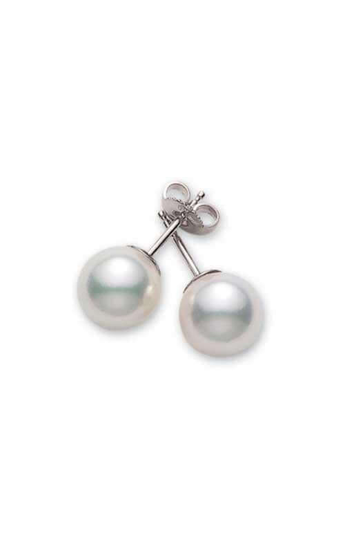 Mikimoto Stud Earring Akoya Pearl White 7mm AA (PES703W) | Bandiera Jewellers Toronto and Vaughan