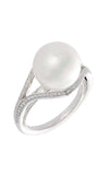 Mikimoto Ring South Sea Pearl White 11mm A+ (PRA868NDW) | Bandiera Jewellers Toronto and Vaughan