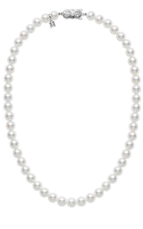 Mikimoto Strand Necklace Akoya Pearls White 8.5x8mm A (U85116W) | Bandiera Jewellers Toronto and Vaughan