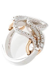 Damiani Brezza Collection Ring Pink, White Gold and Diamonds (20022971) | Bandiera Jewellers Toronto and Vaughan