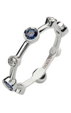 Damiani Moon Drops Ring White Gold, Diamonds and Sapphires (20040732) | Bandiera Jewellers Toronto and Vaughan