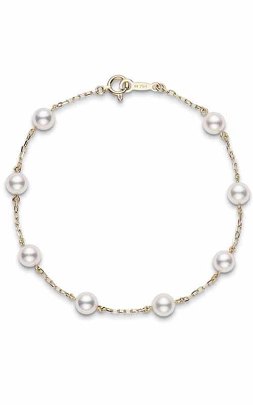 Mikimoto Tin Cup Bracelet White 5mm A+ PD129KP055 | Bandiera Jewellers Toronto and Vaughan