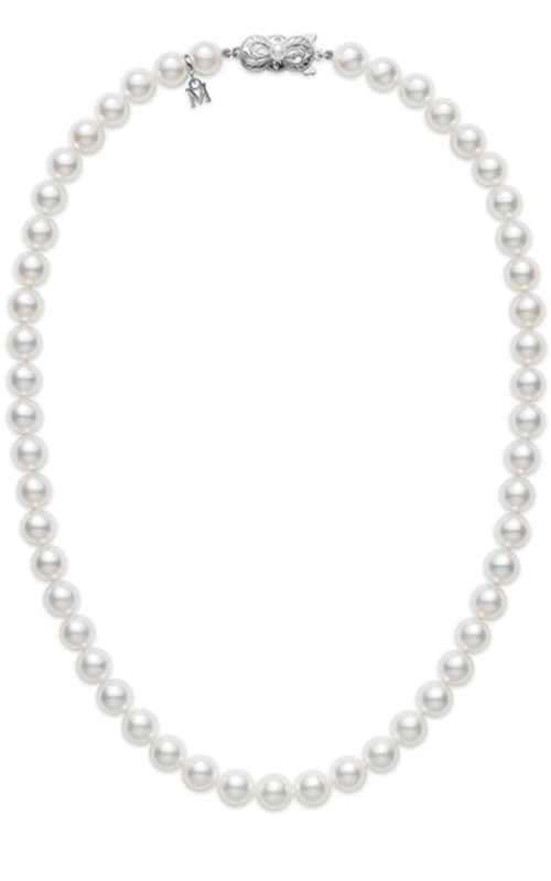 Mikimoto Strand Necklace Akoya Pearls White 7.5x7mm AA (U75318AW) | Bandiera Jewellers Toronto and Vaughan