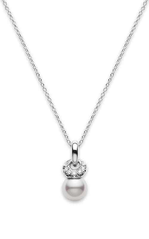 Mikimoto Necklace Akoya Pearl White 8.5mm A+ (PPE565DW) | Bandiera Jewellers Toronto and Vaughan