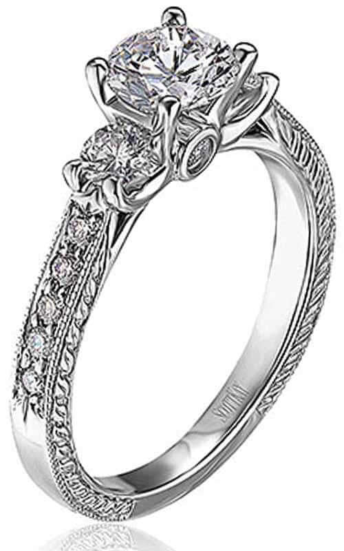 Scott Kay Crown Engagement Ring (M1186R307) www - Main Image