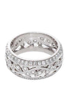 Bandiera Jewellers Wedding Band White Gold 1.40ct.