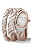 Bulgari Serpenti Tubogas Steel and Pink Gold Watch (102236) | Bandiera Jewellers Toronto and Vaughan