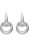 Gucci Horsebit Gold and Diamonds Earrings (YBD35699700100U) | Bandiera Jewellers Toronto and Vaughan