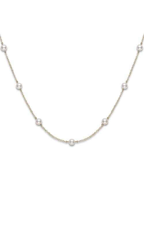 Mikimoto Necklace Tin Cup Akoya Pearls White 5mm A+ (PC158AK) | Bandiera Jewellers Toronto and Vaughan