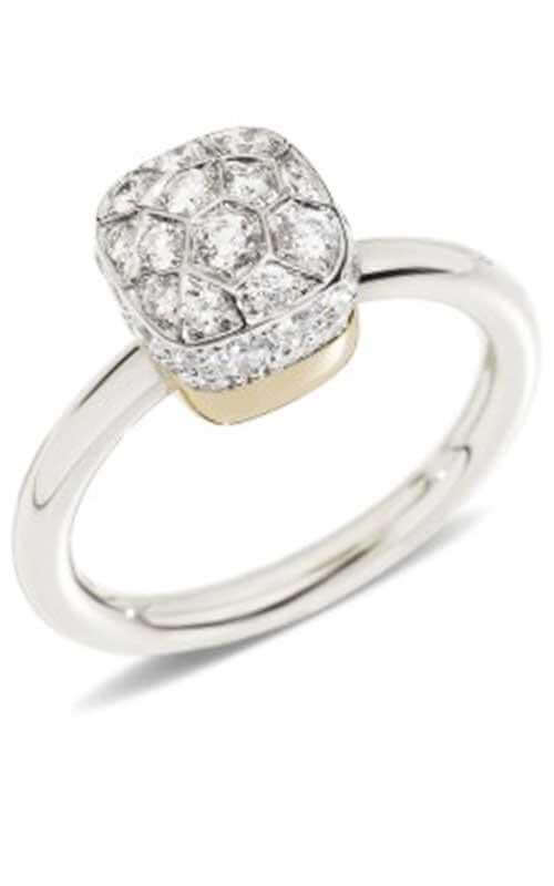 Pomellato Nudo Ring White Gold, Diamonds and Rose Gold (PAB5010O6000DB000) | Bandiera Jewellers Toronto and Vaughan