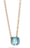 Pomellato Nudo Necklace Rose, White Gold and Blue Topaz (PCB6010O6000000OY) | Bandiera Jewellers Toronto and Vaughan