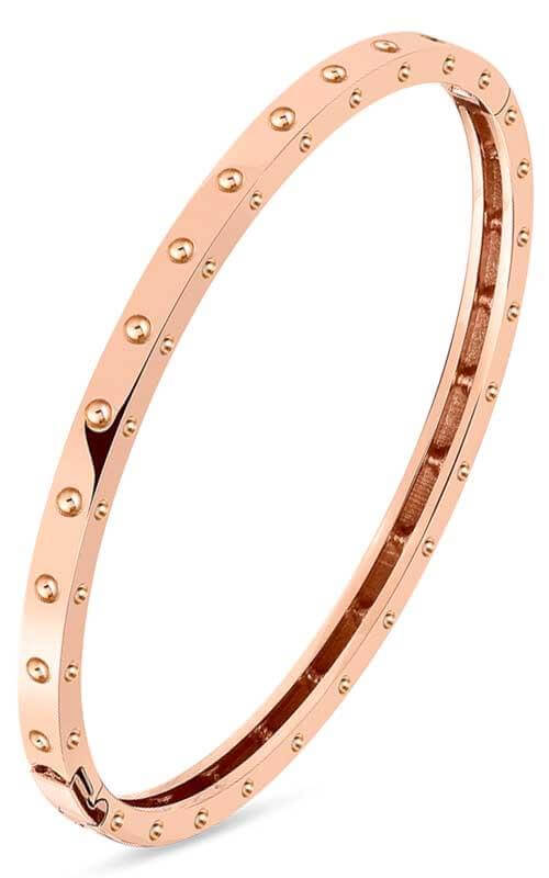 Roberto Coin Pois Mois Rose Gold Bangle (777135A8XBA0) | Bandiera Jewellers Toronto and Vaughan