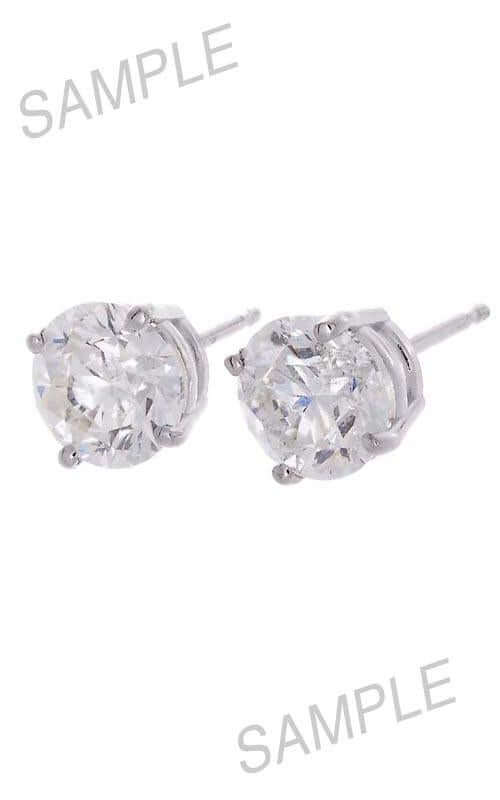 Bandiera Jewellers Diamond Studs 1.42ct.