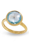 Marco Bicego Jaipur Ring with Medium Blue Topaz (AB586-TP01) | Bandiera Jewellers Toronto and Vaughan