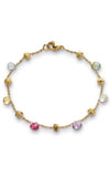 Marco Bicego Paradise Bracelet Yellow Gold and Mixed Gemstones (BB765-MIX01) | Bandiera Jewellers Toronto and Vaughan