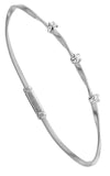 Marco Bicego Marrakech Bangle White Gold and Diamonds (BG337-B-W) | Bandiera Jewellers Toronto and Vaughan