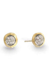 Marco Bicego Delicati Earrings Yellow Gold and Diamonds (OB1377-B) | Bandiera Jewellers Toronto and Vaughan