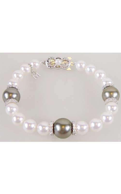 Mikimoto Everyday Essential Bracelet Akoya and Black South Sea Pearls (MDL102229ZDXWV003) | Bandiera Jewellers Toronto and Vaughan