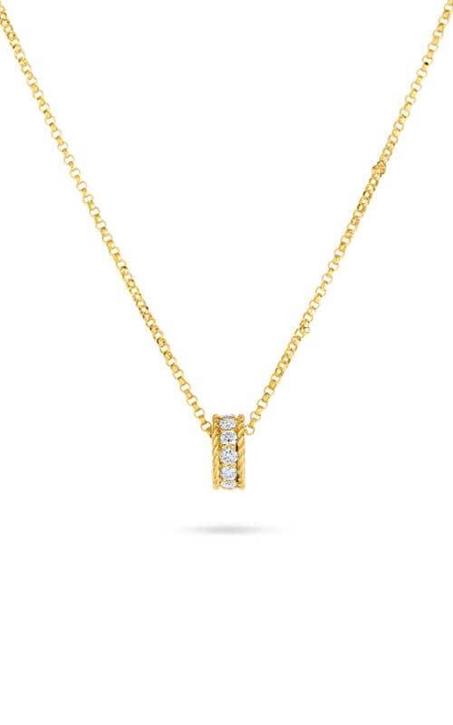 Roberto Coin Princess Pendant Yellow Gold and Diamonds (7771359AYCHX) | Bandiera Jewellers Toronto and Vaughan