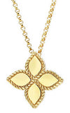 Roberto Coin Princess Flower Pendant Yellow Gold (7771368AYCH0) | Bandiera Jewellers Toronto and Vaughan