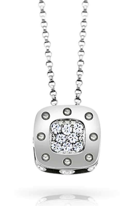 Roberto Coin Pois Moi Pendant White Gold and Diamonds (777922AW18X0) | Bandiera Jewellers Toronto and Vaughan