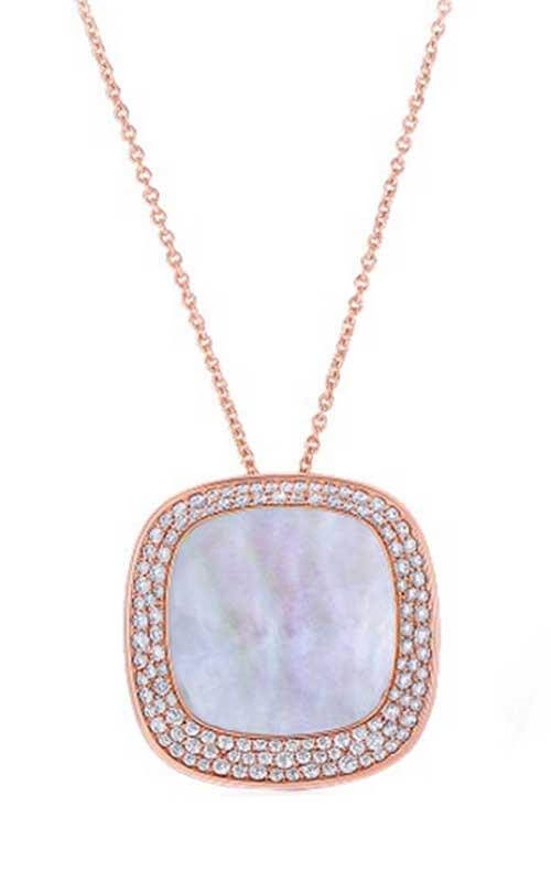 Roberto Coin Carnaby St. Rose Gold, Diamonds and Mother of Pearl Necklace (8882197AXCHX) | Bandiera Jewellers Toronto and Vaughan