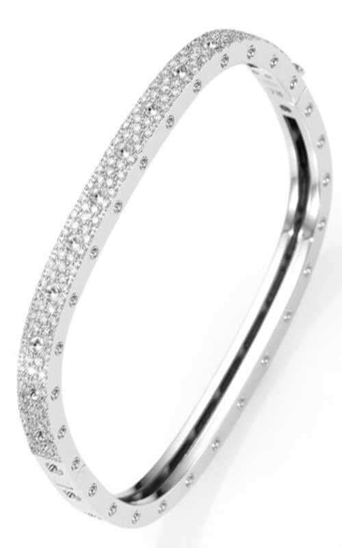 Roberto Coin Pois Mois Bangle Diamonds and White Gold (888691AWBAXS) | Bandiera Jewellers Toronto and Vaughan